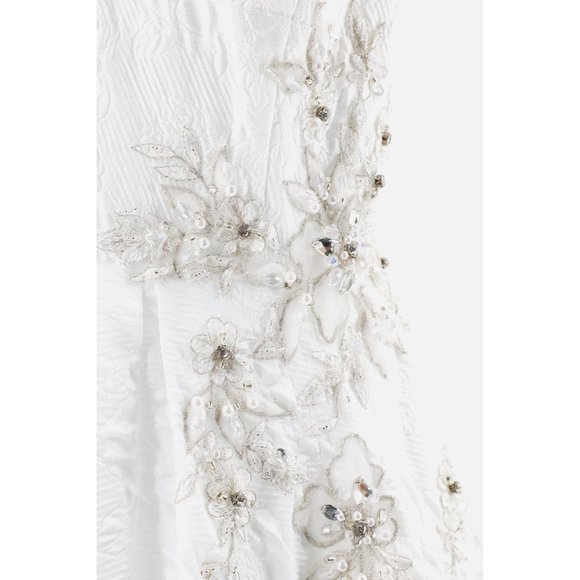 Sherri Hill Designer Ballgown Wedding Dress Crystal Beaded Sweetheart Neckline - Picture 7 of 16